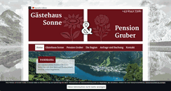Desktop Screenshot of pension-gruber.co.at